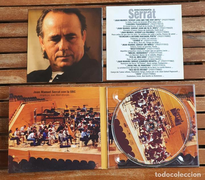 CDs de m&uacute;sica: CD - COMPACT DISC - JOAN MANUEL SERRAT - Sinf&oacute;nico - 2003 - Foto 3