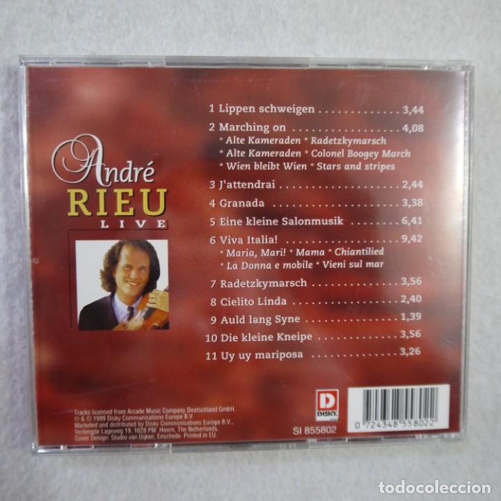 CDs de m&uacute;sica: ANDR&Eacute; RIEU - LIVE - CD 1999 - Foto 3