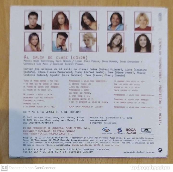 CDs de m&uacute;sica: AL SALIR DE CLASE - CD Single 2001 - Foto 2