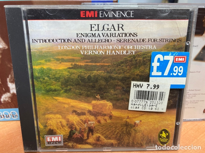 CDs de m&uacute;sica: Elgar - Vernon Handley - Enigma Variations (CD) - Foto 1