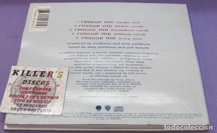 CDs de m&uacute;sica: Madonna - Rescue Me - CD Maxi Single Digipack - Foto 2