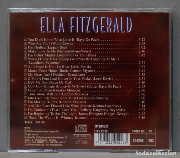 CDs de m&uacute;sica: CD. Ella Fitzgerald. Time Alone Will Tell - Foto 2
