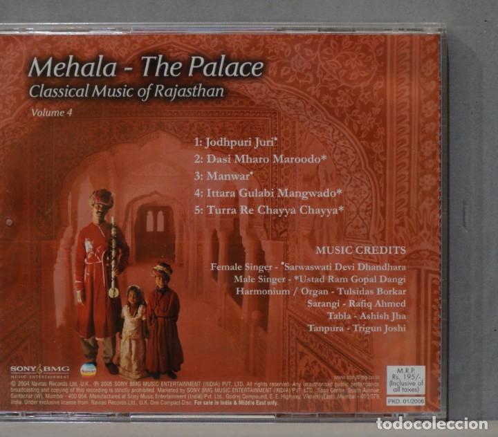 CDs de Música: CD. Mehala the Palace. Classic Music Rajasthan. 4 - Foto 2 - 300435838