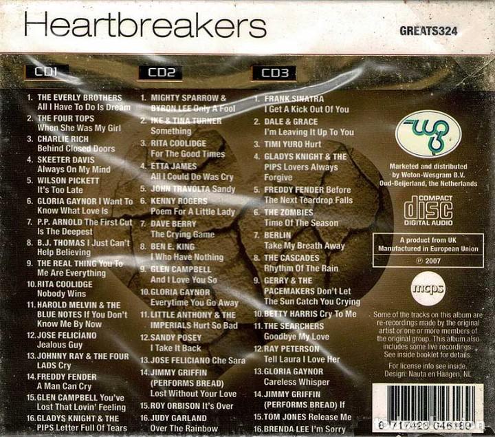 CDs de m&uacute;sica: Heartbreakers. 3 x CD (precintado) - Foto 2
