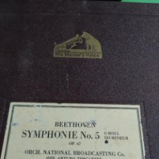 CDs de Música: ANTIGUO ALBU DE LA 5 SINFONÍA DE BEETHOVEN . ORCH. NATIONAL BROADCAST ING CO. DIR. ARTURO TOSCANINI.
