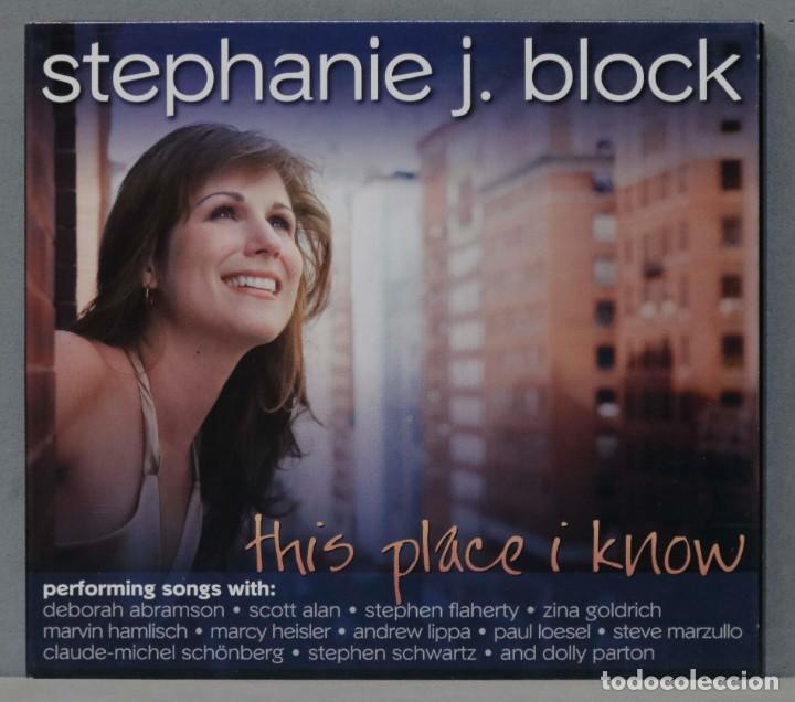 CDs de m&uacute;sica: CD. This Place I know. Stephanie J Block - Foto 1