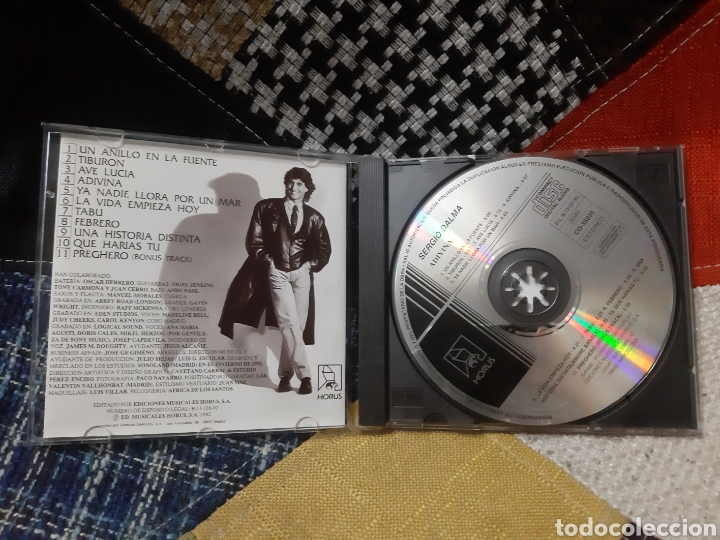 CDs de m&uacute;sica: Cd Sergio Dalma, Adivina. - Foto 3
