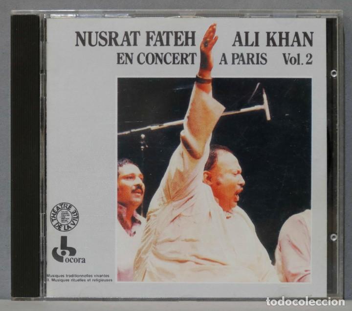 CD. NUSRAT FATEH ALI KHAN. EN CONCERT À PARIS VOL. 2 (Música - CD's World Music)