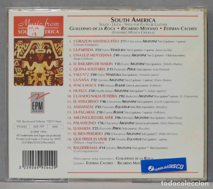 CDs de Música: CD. SOUTH AMERICA. GUILLERMO DE LA ROCA - Foto 2 - 300452633