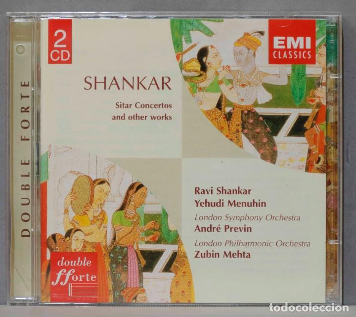 CDs de Música: 2 CD. Shankar. Sitar Concertos And Other Works - Foto 1 - 300453978