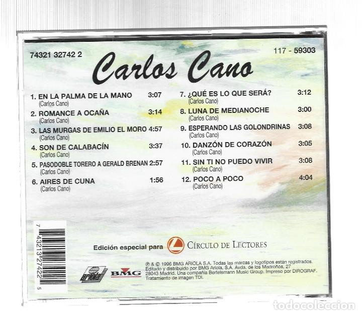 CDs de m&uacute;sica: GRANDES EXITOS AMIGOS- CARLOS CANO - Foto 2