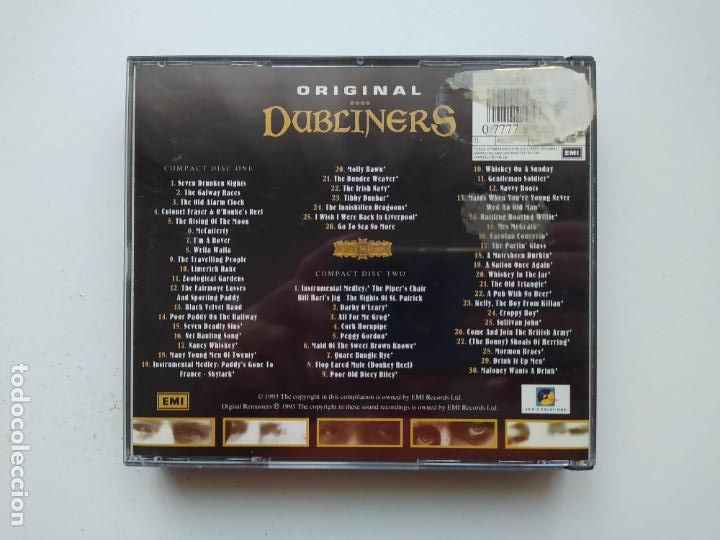 CDs de m&uacute;sica: ORIGINAL DUBLINERS 1966-1969. DOBLE CD. TDKCD303 - Foto 4
