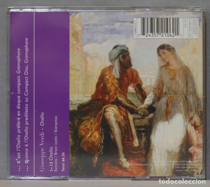 CDs de m&uacute;sica: CD. Giuseppe Verdi. Otello. Highlights - Foto 2