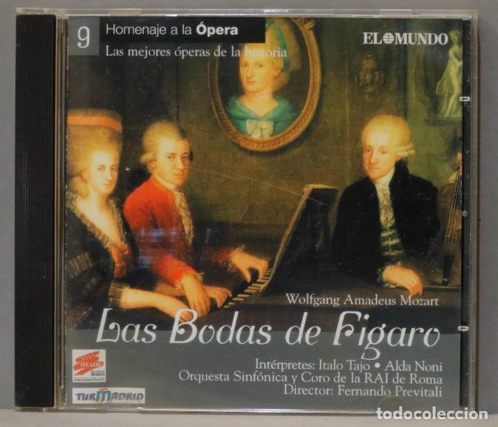 CDs de m&uacute;sica: CD. LAS BODAS DE FIGARO. MZOART. PREVITALI - Foto 1