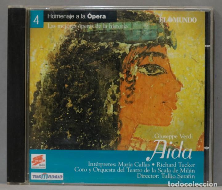 CDs de m&uacute;sica: CD. AIDA, VERDI. SERAFIN - Foto 1