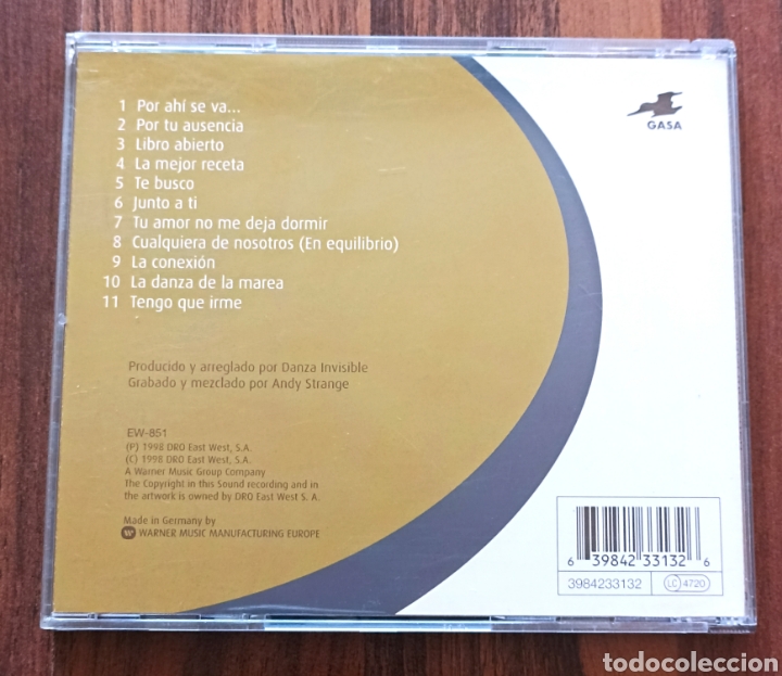 CDs de m&uacute;sica: CD DANZA INVISIBLE - EN EQUILIBRIO - Foto 3