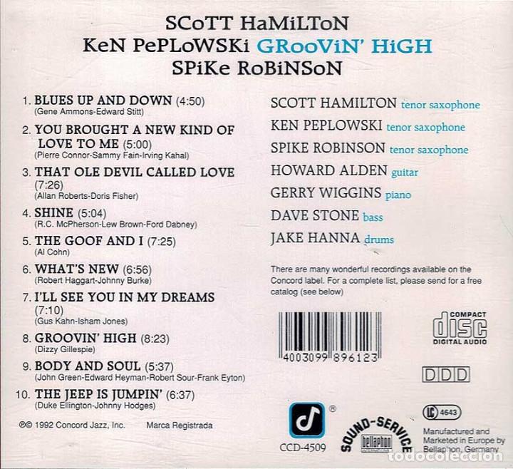 CDs de m&uacute;sica: Scott Hamilton - Scott Hamilton, 2. CD - Foto 2