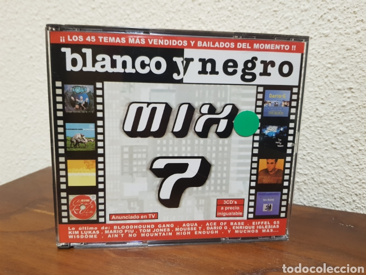 CDs de m&uacute;sica: CD BLANCO Y NEGRO MIX 7 TRIPLE CD - Foto 1
