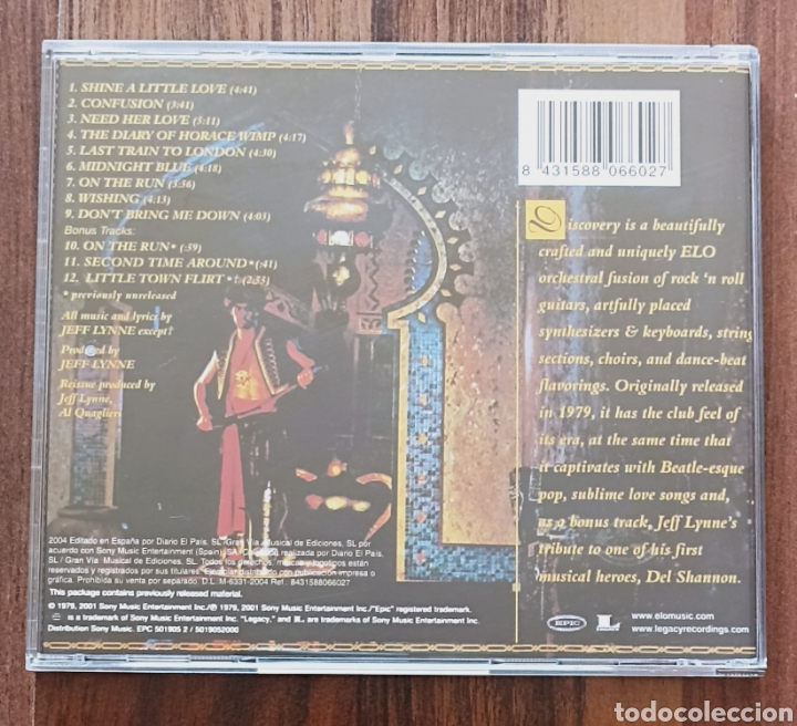 CDs de m&uacute;sica: CD ELECTRIC LIGHT ORCHESTRA - Foto 2