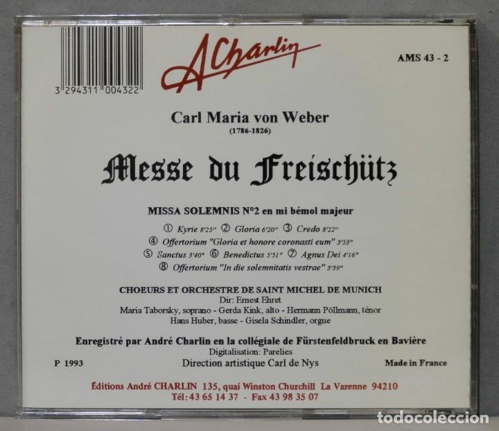 CDs de m&uacute;sica: CD. WEBER. MESSE DU FREISCHUTZ - Foto 2