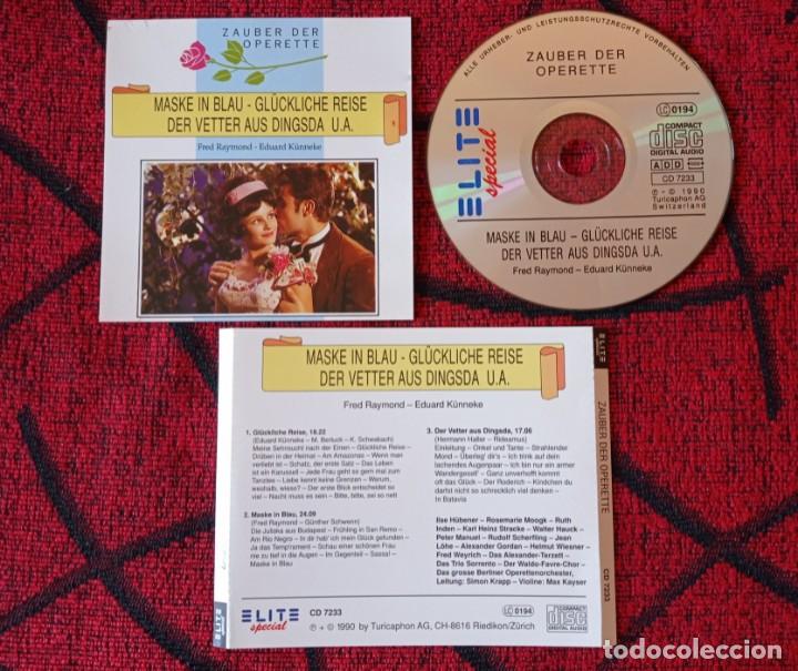 CDs de m&uacute;sica: FRED RAYMOND EDUARD KUNNEKE ** Zauber Der Operette ** 1990 CD ORIGINAL SUIZA