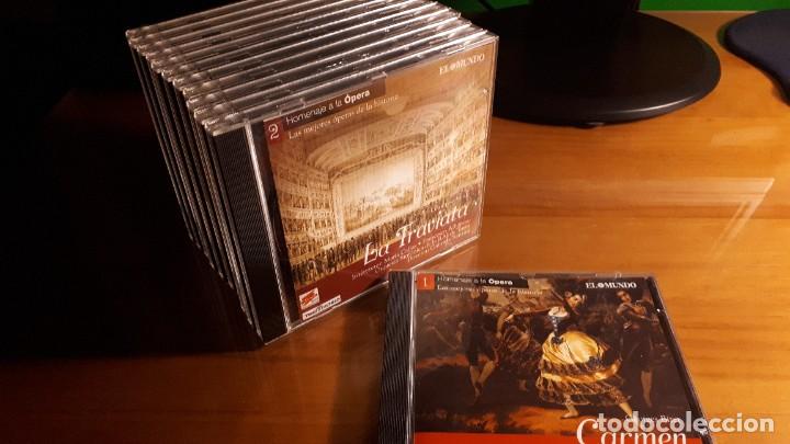 HOMENAJE A LA ÓPERA - 12 CDS - EL MUNDO - 2000 - COMPLETA. (Música - CD's Clásica, Ópera, Zarzuela y Marchas)