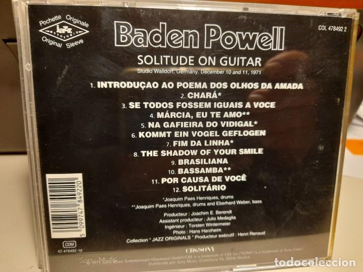 CDs de m&uacute;sica: CD BADEN POWELL : SOLITUDE ON GUITAR - Foto 2