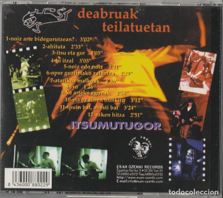 CDs de m&uacute;sica: CD DEABRUAK TEILATUETAN - ITSU MUTUR GOR - Foto 2