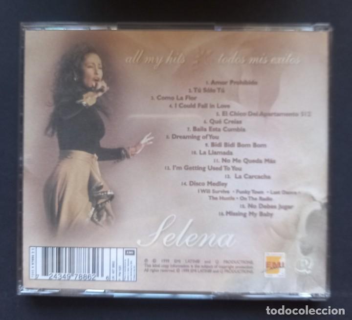 CDs de m&uacute;sica: SELENA - Todos Mis Exitos - CD 1999 - EMI - Foto 2