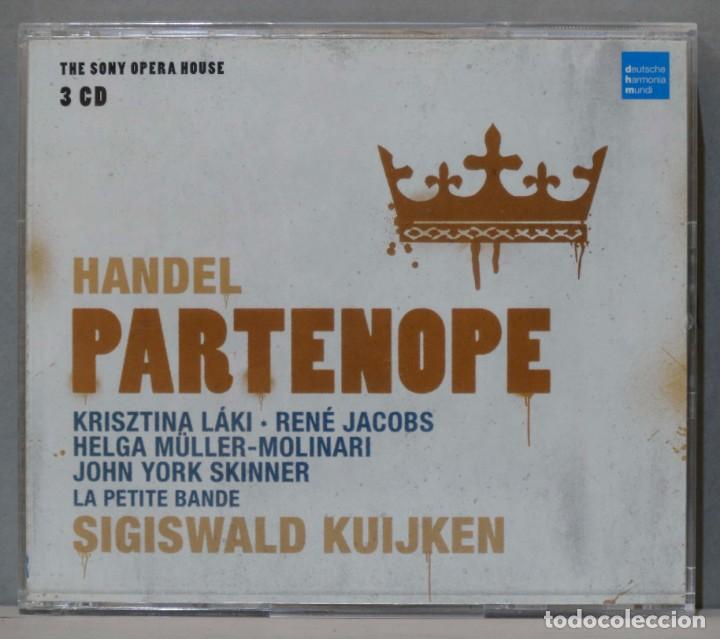 CDs de m&uacute;sica: 3 CD. Kuijken. Partenope. HANDEL - Foto 1