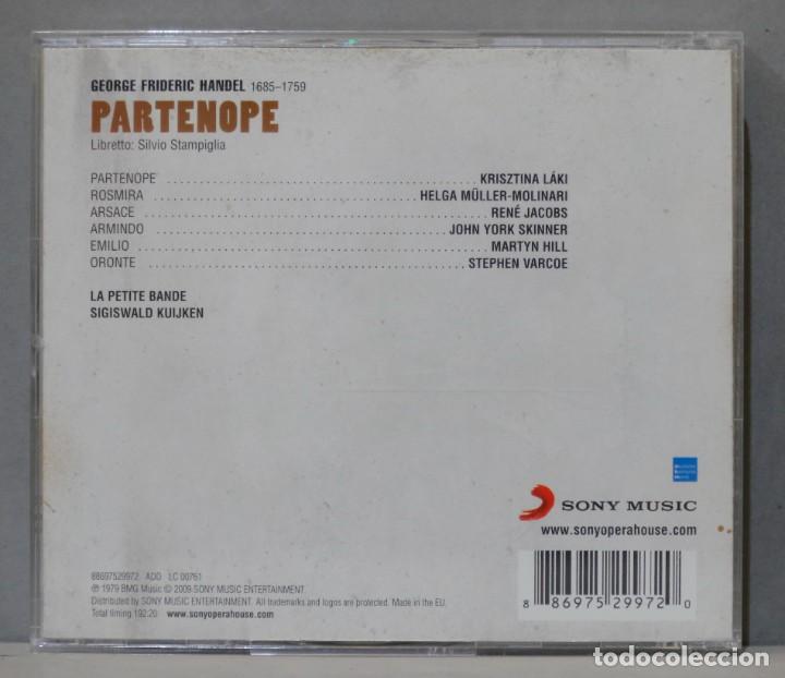CDs de m&uacute;sica: 3 CD. Kuijken. Partenope. HANDEL - Foto 2