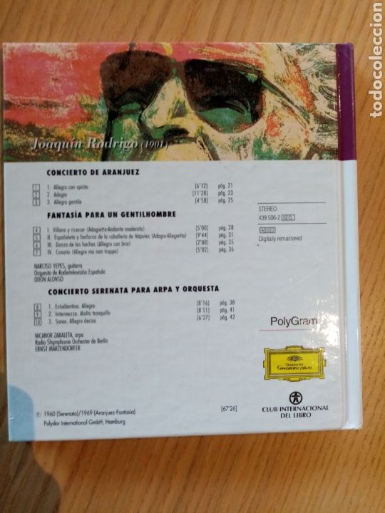 CDs de m&uacute;sica: JOAQU&Iacute;N RODRIGO - LIBRO CD - Foto 5