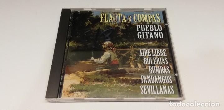 CDs de m&uacute;sica: W35J-FLAUTA Y COMPAS PUEBLO GITANO -CD DISCO VG - Foto 1