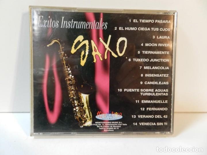 CDs de m&uacute;sica: DISCO CD. &Eacute;xitos Instrumentales Saxo. COMPACT DISC. - Foto 2
