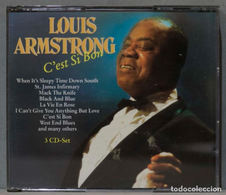 CDs de m&uacute;sica: 3 CD. Louis Armstrong. C&acute;est Si Bon - Foto 1