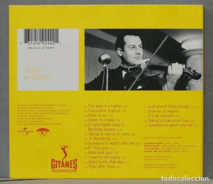CDs de m&uacute;sica: CD. St&eacute;phane Grappelli. Improvisations - Foto 2