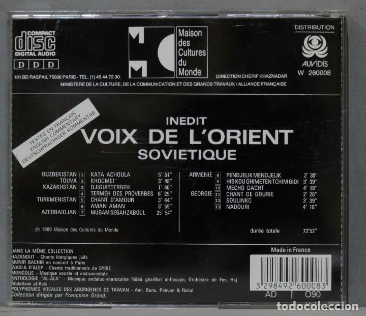 CDs de m&uacute;sica: CD. Voix De L&acute;Orient Sovietique - Foto 2