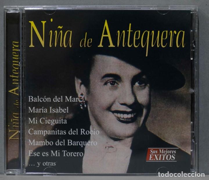 CDs de m&uacute;sica: CD. Ni&ntilde;a De Antequera. Sus Mejores Exitos - Foto 1