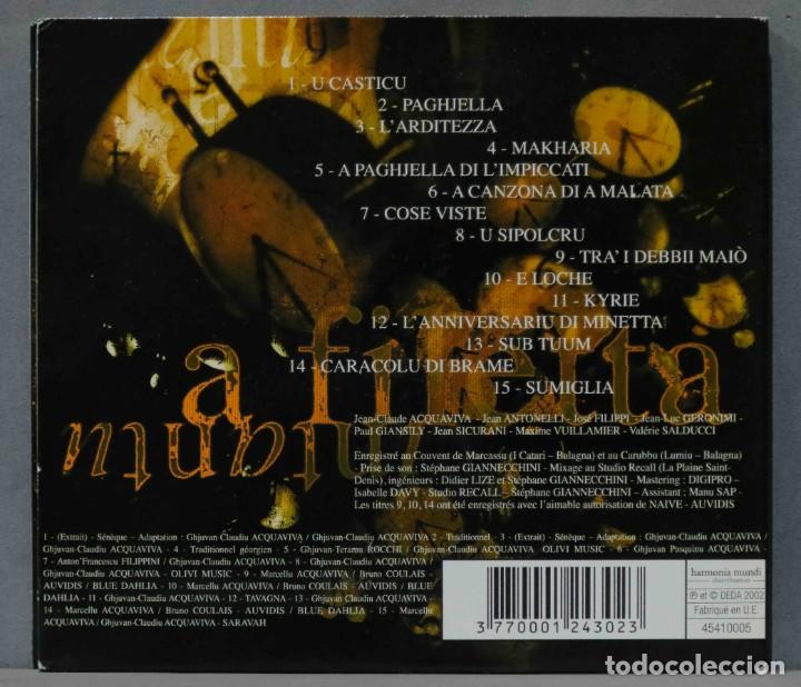 CDs de m&uacute;sica: CD. A Filetta. Intantu - Foto 2