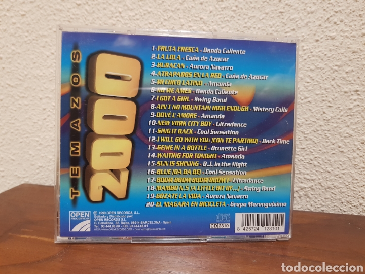 CDs de m&uacute;sica: CD TEMAZOS 2000 - Foto 2