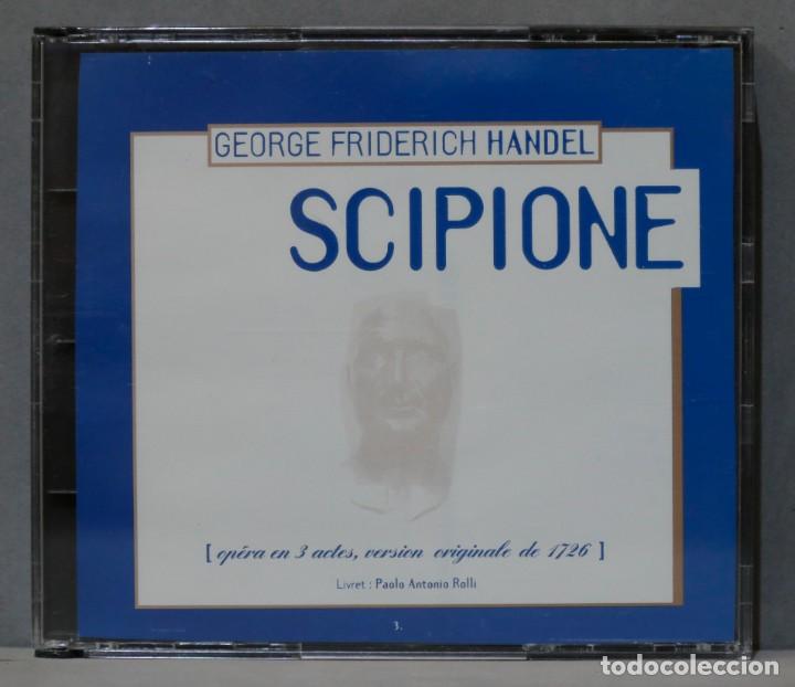 CDs de m&uacute;sica: CD. SCIPIONE. HANDEL. ROLLI - Foto 1