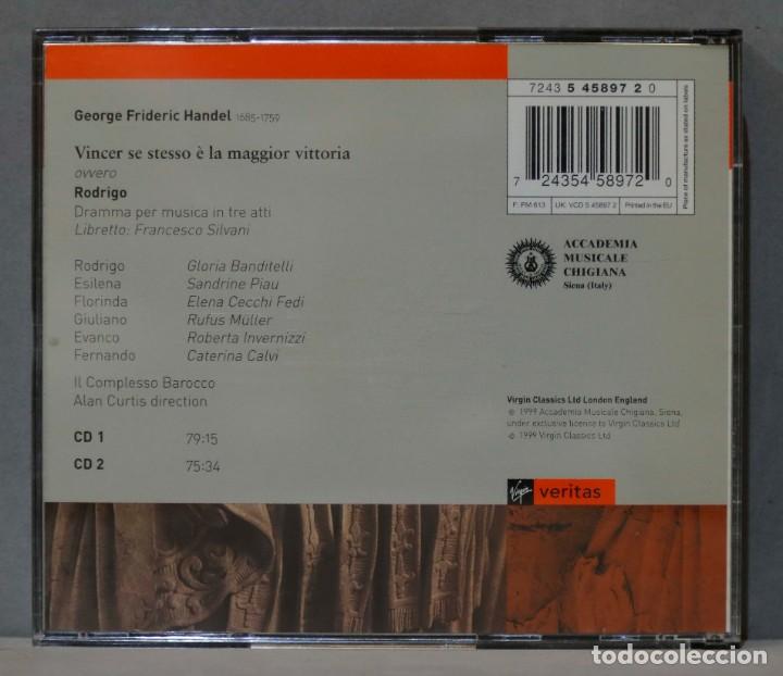 CDs de m&uacute;sica: 2 CD. RODRIGO. HANDEL. CURTIS - Foto 2