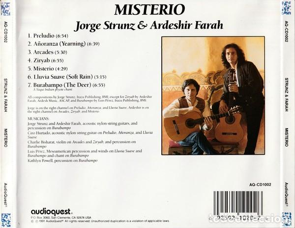 CDs de m&uacute;sica: Strunz & Farah - Misterio - CD - Foto 2