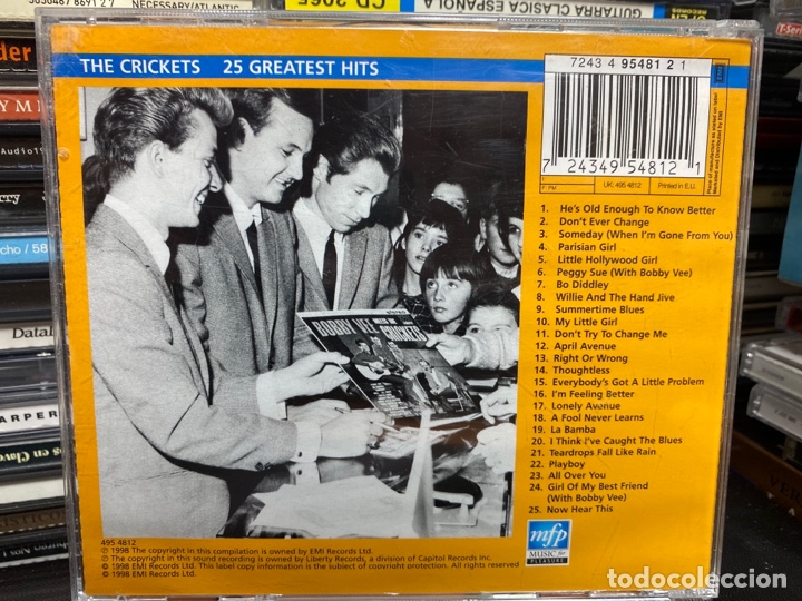 CDs de m&uacute;sica: The Crickets - 25 Greatest Hits (CD, Comp) - Foto 2
