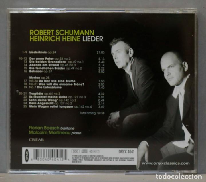 CDs de m&uacute;sica: CD. Heine. Lieder. SCHUMANN - Foto 2