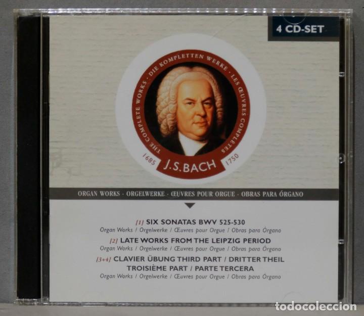 CDs de m&uacute;sica: 4 CD. OBRAS PARA ORGANO. BACH - Foto 1