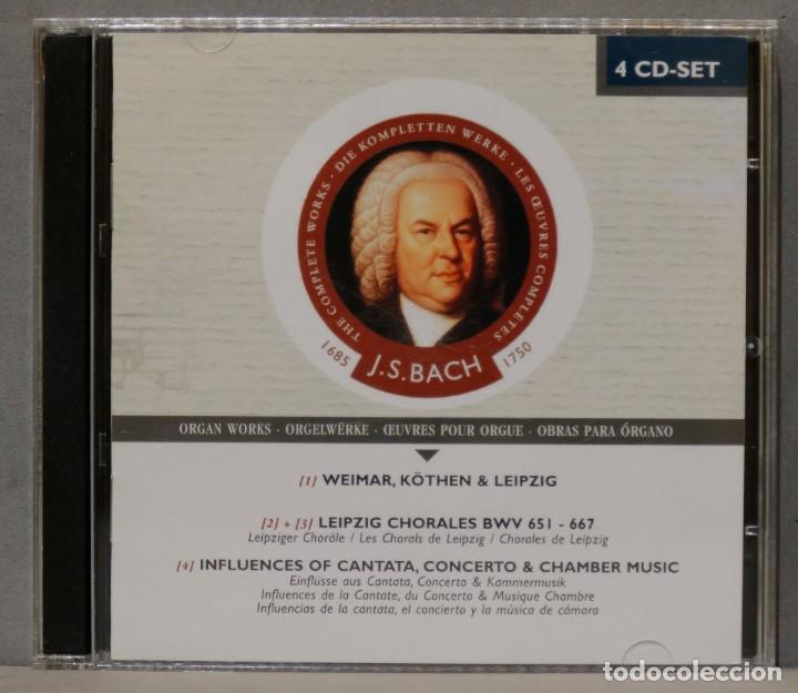 CDs de m&uacute;sica: 4 CD. OBRAS PARA ORGANO. BACH - Foto 1