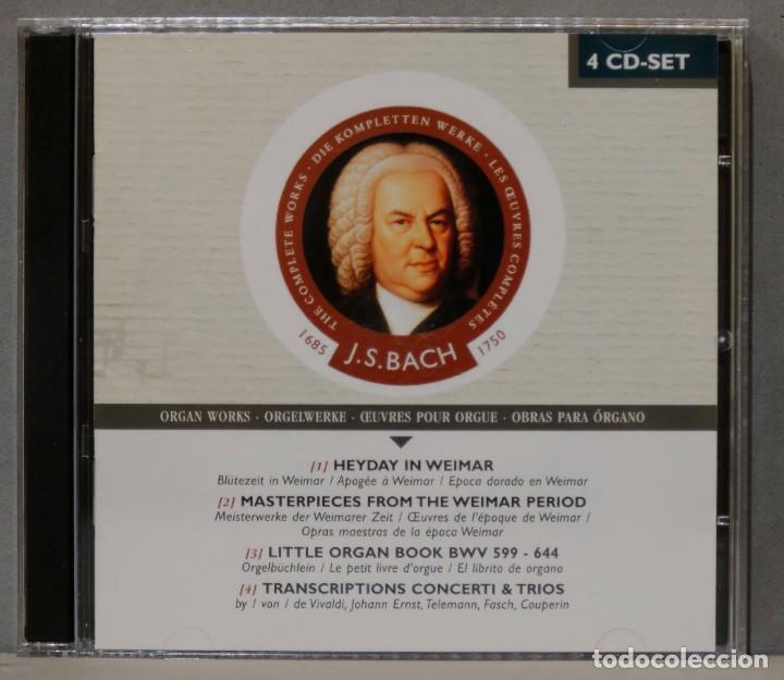 CDs de m&uacute;sica: 4 CD. OBRAS PARA ORGANO. BACH - Foto 1