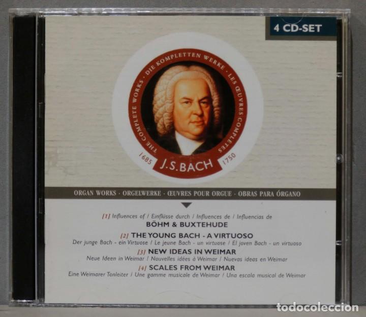 CDs de m&uacute;sica: 4 CD. OBRAS PARA ORGANO. BACH - Foto 1