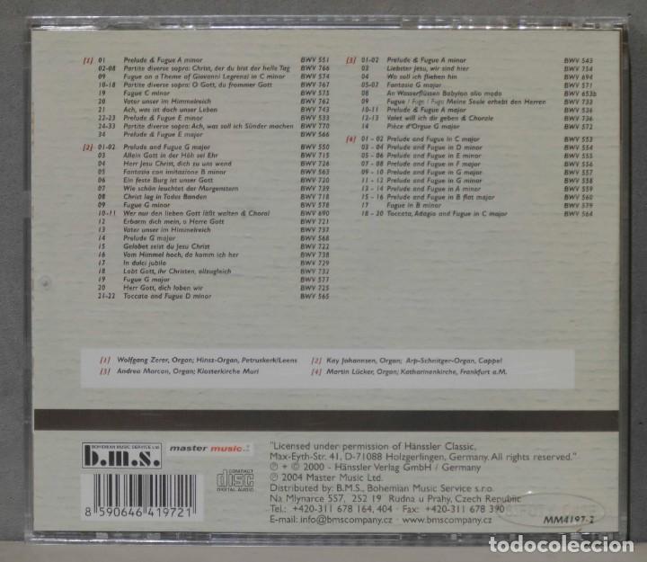 CDs de m&uacute;sica: 4 CD. OBRAS PARA ORGANO. BACH - Foto 2